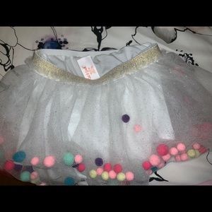 CAT AND JACK POM POM TUTU SKIRT 4/5